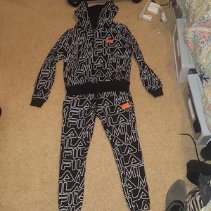 Track suit: hoodie and joggers